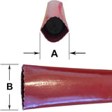 3 in. Dia x 50 ft. Red PVC 10 Bar High Pressure Lay Flat Discharge and Backwash Hose - Super Arbor