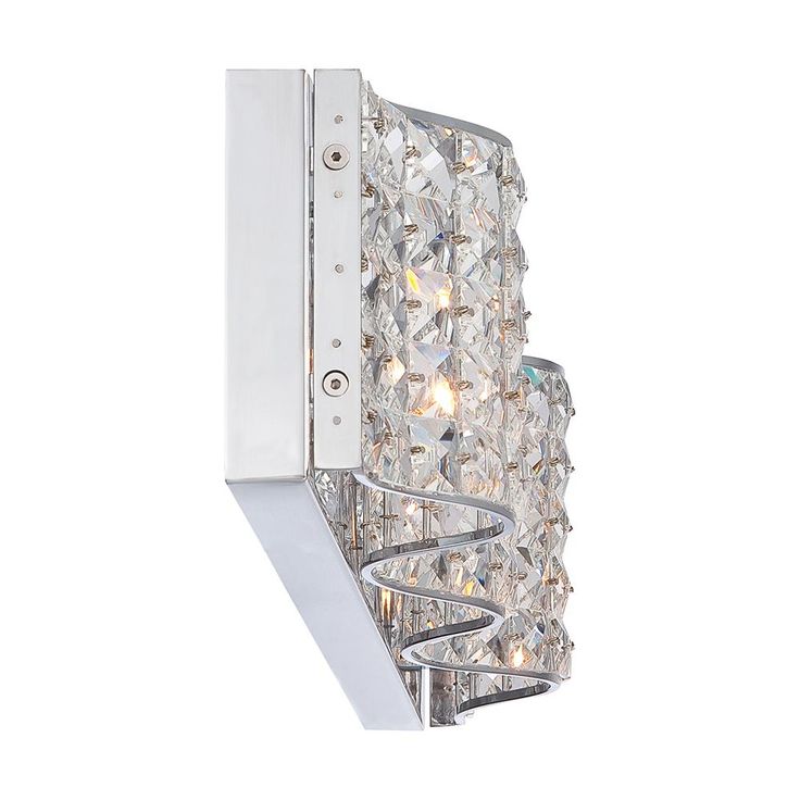 Alexa 3-Light Polished Chrome Vanity Light