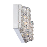 Alexa 3-Light Polished Chrome Vanity Light