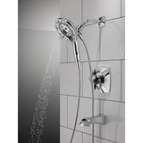 Vesna In2ition 2-in-1 Single-Handle 5-Spray Tub and Shower Faucet in Chrome (Valve Included) - Super Arbor