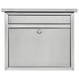 Maya Locking Stainless Steel Wall Mount Mailbox - Super Arbor