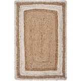 Toned 19 in. x 13 in. Bleach / Natural Jute Placemat (Set of 4)