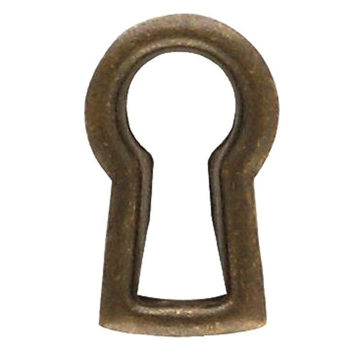 1/2 in. x 7/16 in. Windover Antique Furniture Key Hole Escutcheon - Super Arbor