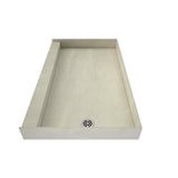 Redi Base 30 in. x 60 in. Single Threshold Shower Base with Right Drain and Polished Chrome Drain Plate - Super Arbor