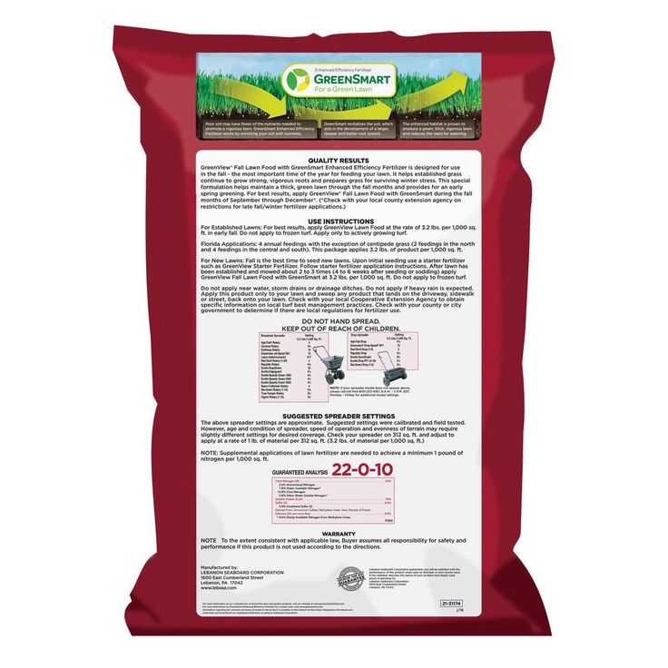 GreenView 48 lbs. Fall Lawn Food