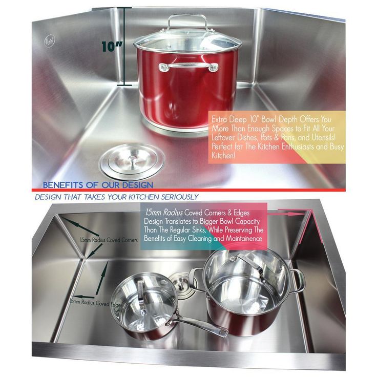Undermount 16-Gauge Stainless Steel 18 in. x 18 in. x 10 in. Single Bowl Kitchen Bar Sink
