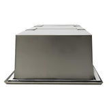 36 in. x 8 in. x 4 in. Niche in Brushed Stainless Steel - Super Arbor