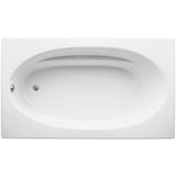 Windward 6 ft. Reversible Drain Acrylic Soaking Tub in White - Super Arbor