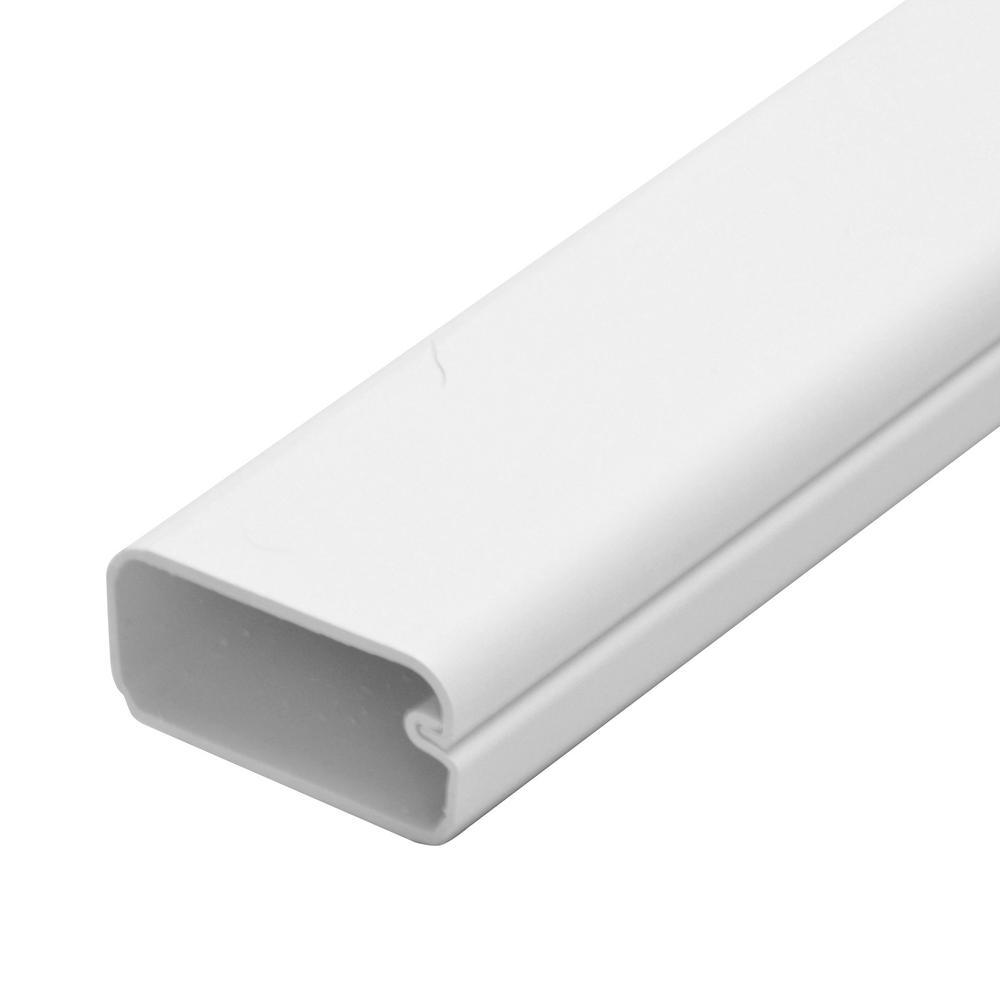 Wiremold CordMate III High-Capacity Cord Cover Channel, White - Super Arbor