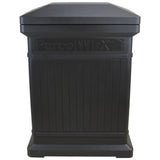 Graphite Standard Vertical Architectrual ParcelWirx Delivery Drop Box - Super Arbor