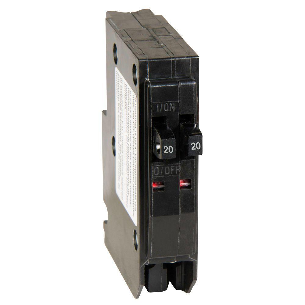 QO 2-20 Amp Single-Pole Tandem Circuit Breaker