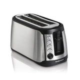 4-Slice Black Long Slot Toaster
