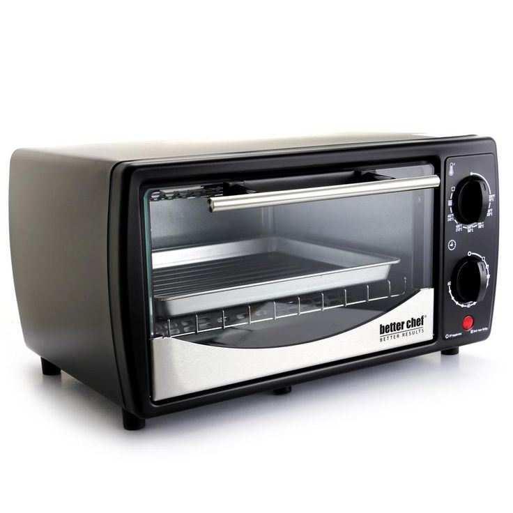 700-Watt 4-Slice White Toaster Oven Broiler