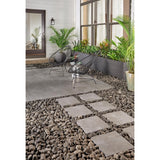 Porto Anthracite 16 in. x 16 in. x 0.79 in. Gray Porcelain Paver Tile (1.777 Sq. Ft.) - Super Arbor