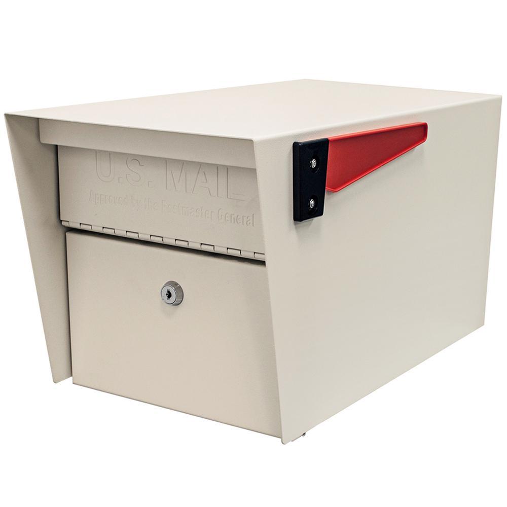 Mail Manager Locking Post-Mount Mailbox with High Security Reinforced Patented Locking System, Black - Super Arbor