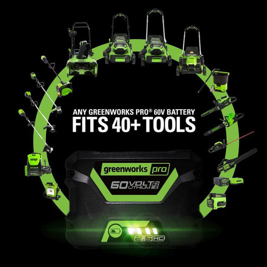 Greenworks PRO 8 in. 60-Volt Electric Cordless Cultivator Tool-Only