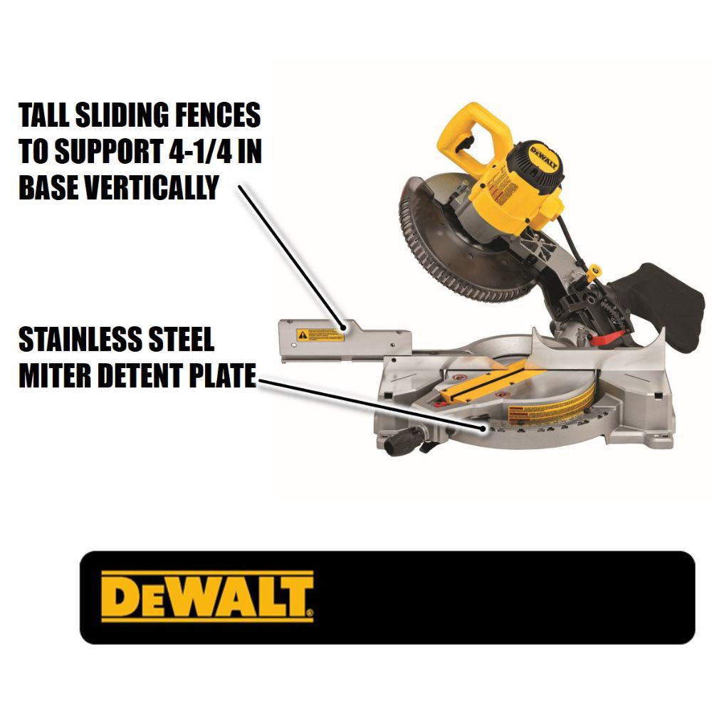 15 Amp Corded 10 in. Compound Single Bevel Miter Saw - Super Arbor