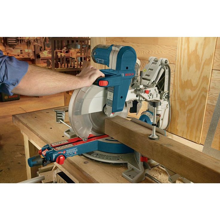 15 Amp 12 in. Corded Dual-Bevel Sliding Glide Miter Saw with 60 Tooth Saw Blade