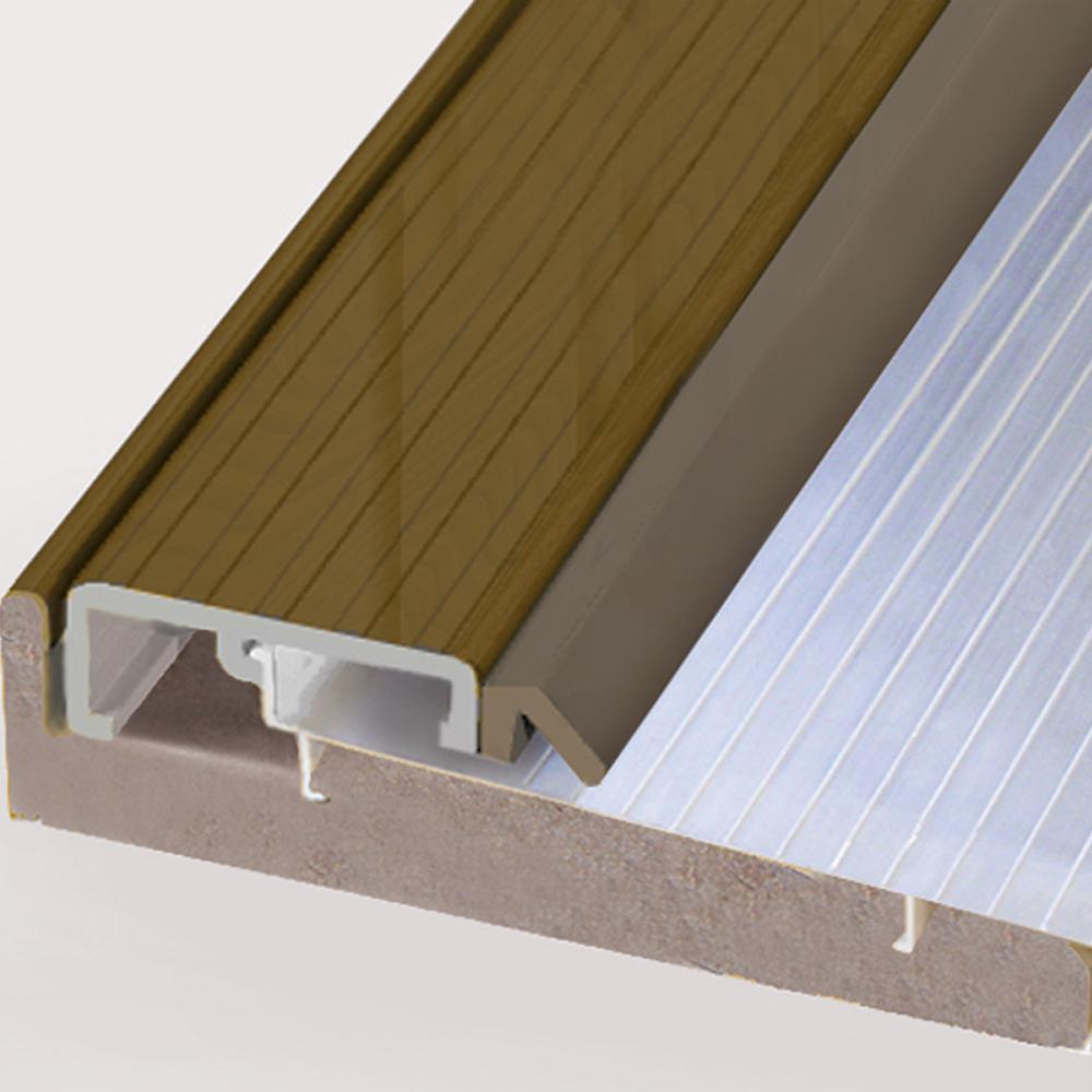 36 in. x 80 in. Internal Blinds Right-Hand Outswing Full Lite Clear Primed Steel Prehung Front Door with Brickmould - Super Arbor