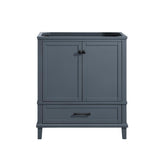 Merryfield 30 in. W x 21-1/2 in. D Bathroom Vanity Cabinet Only in Dark Blue-Gray - Super Arbor