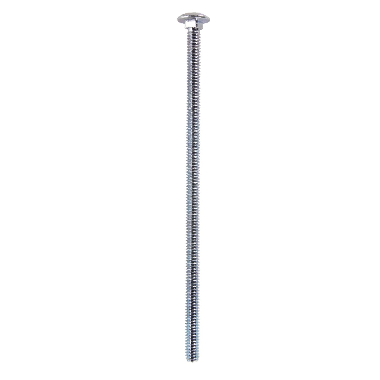 Hillman 1/4 in. x 6 in. Zinc-Plated Steel Carriage Bolt, 100-Pack