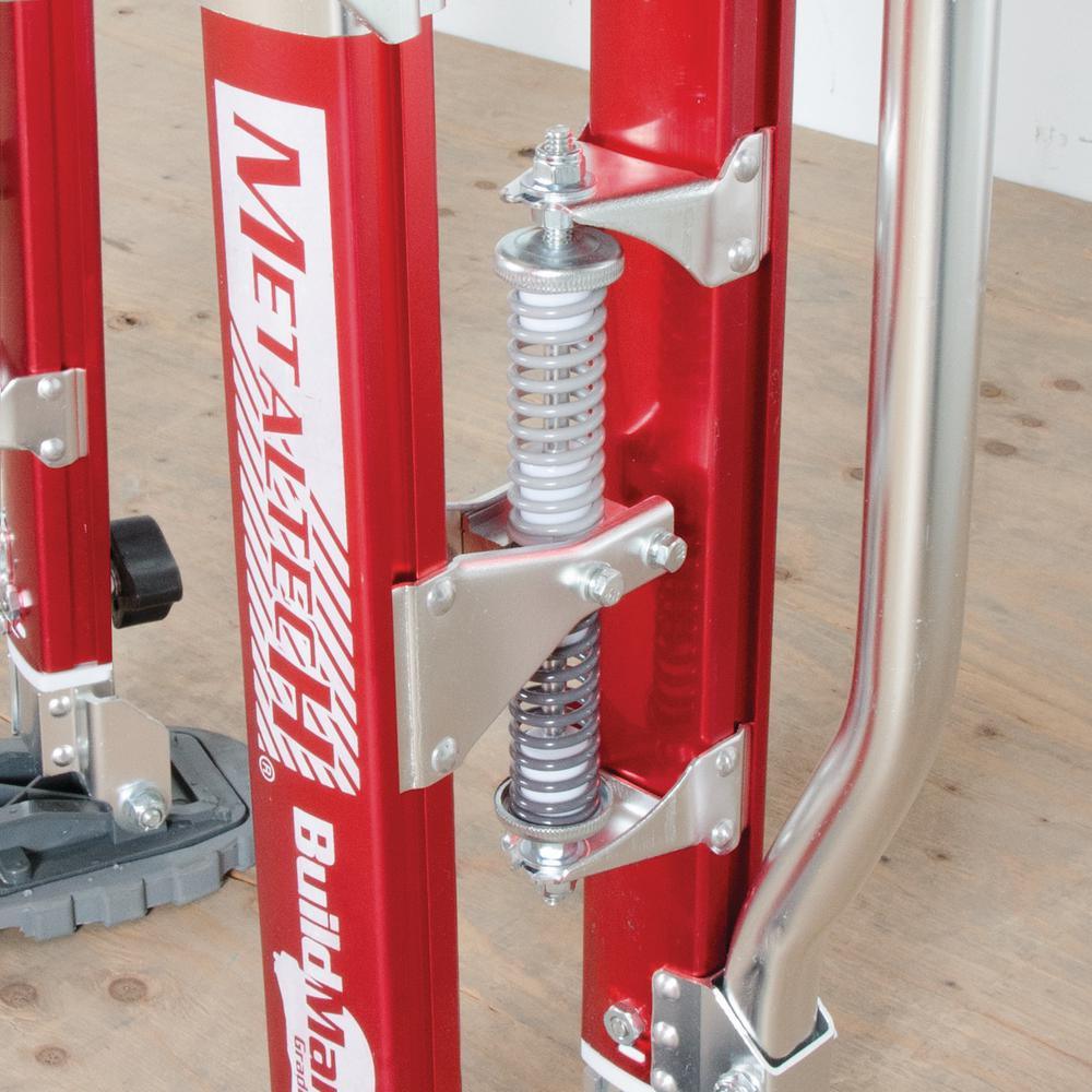 Buildman Grade 18 in. to 30 in. Adjustable Drywall Stilts - Super Arbor