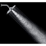 Recharge 6-Spray 9.1 in. Single Wall Mount Fixed Shower Head in Polished Chrome - Super Arbor