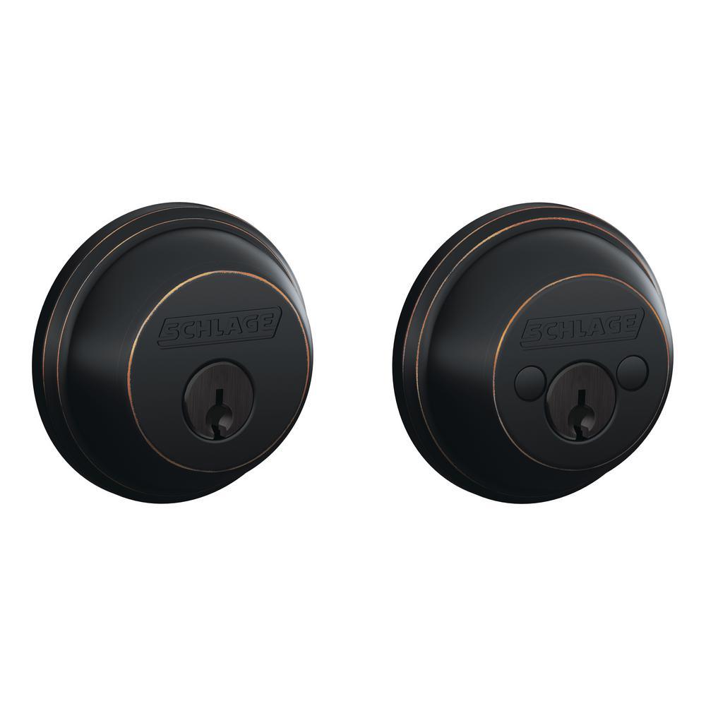 Satin Nickel Double Cylinder Deadbolt - Super Arbor