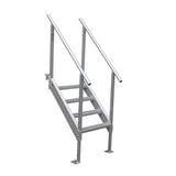 Extreme Max Universal Mount Aluminum Dock Stair - 4-Step - Super Arbor