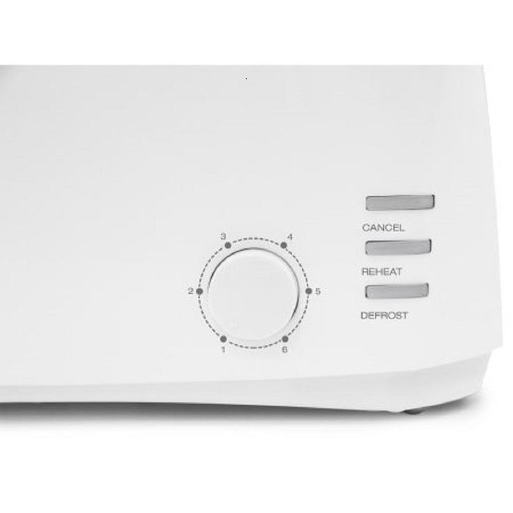 4-Slice White Long Slot Toaster with Cool-Touch Exterior