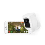 Spotlight Cam Battery Wireless Outdoor Bullet Surveillance Camera, White (3-pack) - Super Arbor