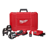 Milwaukee M12 12-Volt Lithium-Ion FORCE LOGIC Press Tool Kit with 3 Jaws + Free M12 FUEL HACKZALL Kit
