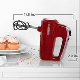 Helix Performance Premium 5-Speed Mixer Red Hand Mixer