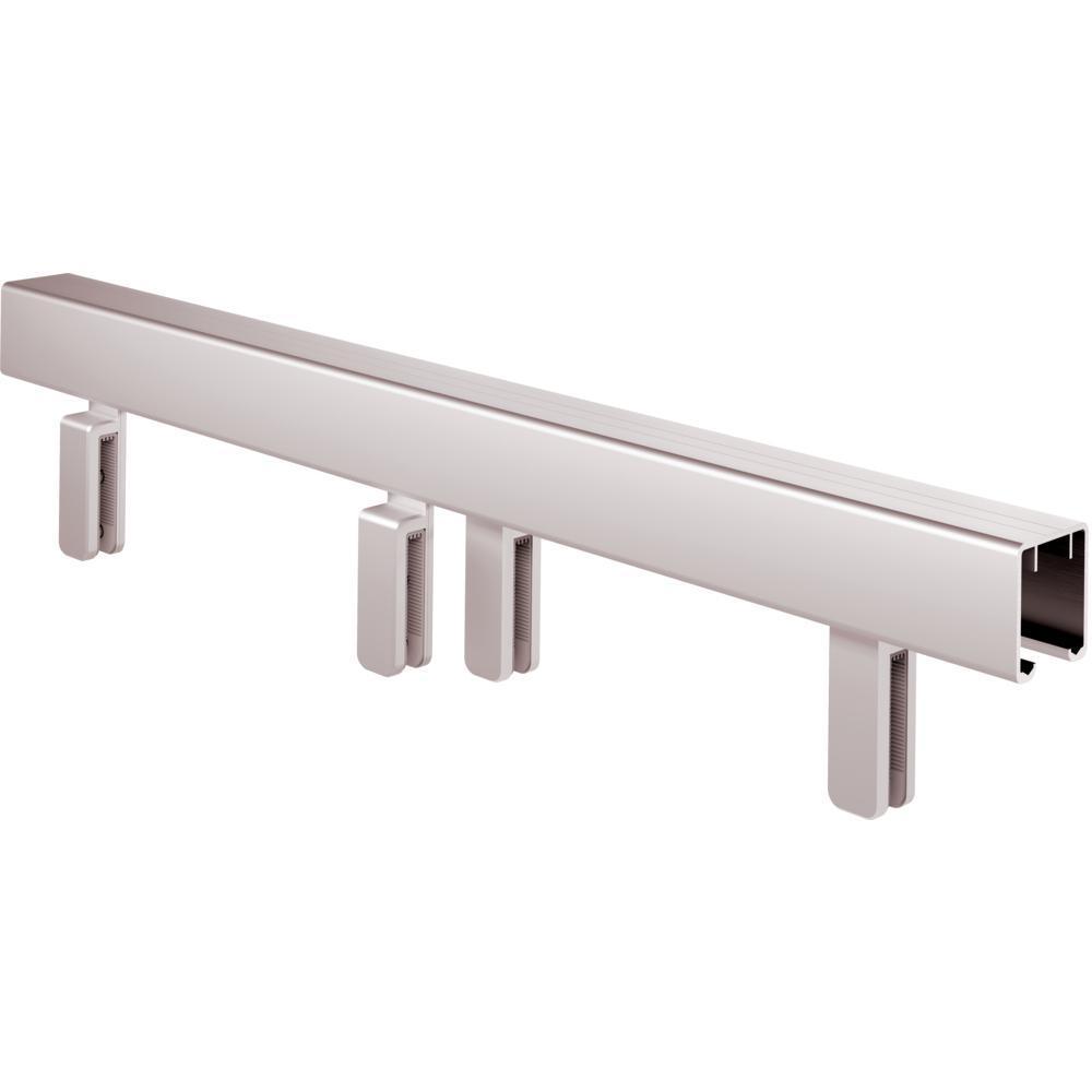 Simplicity 60 x 59-1/4 in. Frameless Mod Soft-Close Sliding Bathtub Door in Chrome with 1/4 in. (6mm) Clear Glass - Super Arbor