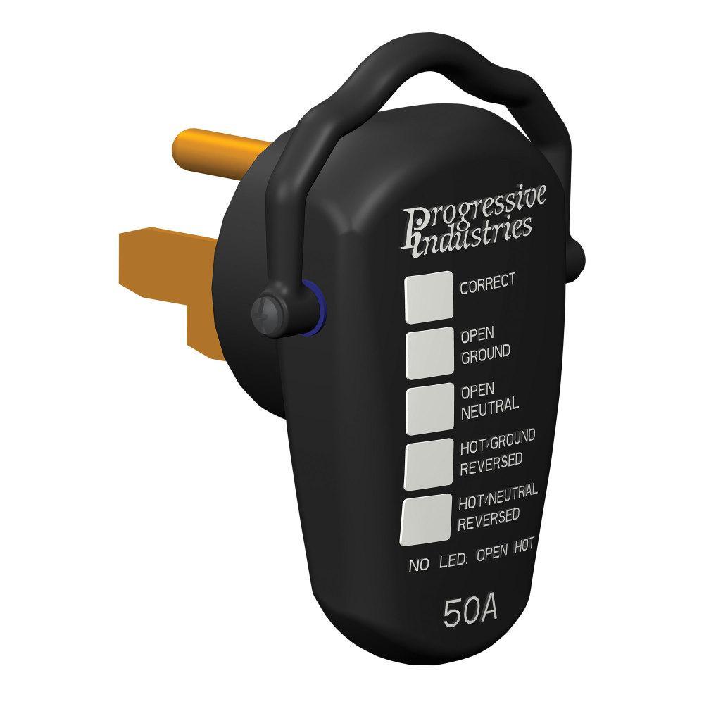 MARINCO 50 Amp RV Receptacle Tester - Super Arbor