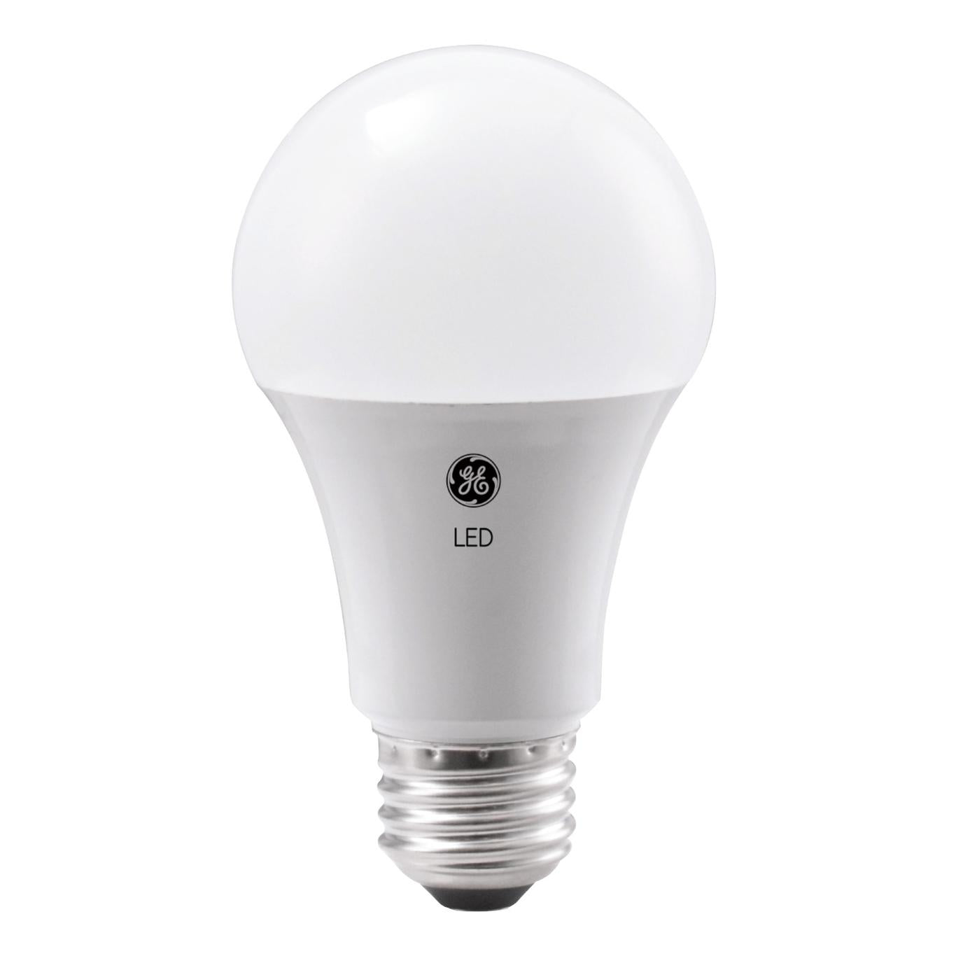 GE Basic 100-Watt EQ A19 Soft White LED Light Bulb, Non-Dimmable, 1600 Lumens (4-Pack)