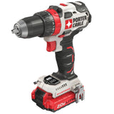 20-Volt MAX Lithium-Ion Brushless Cordless 1/2 in. Drill/Driver with 2 Batteries 1.5 Ah and Charger - Super Arbor