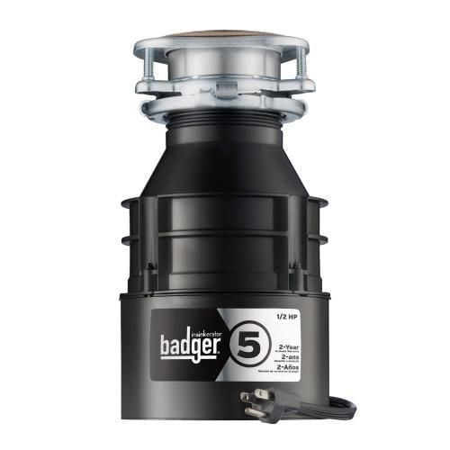 InSinkErator Badger 5 Series 1/2-HP Continuous Feed Garbage Disposal