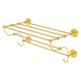 Allied Brass Prestige Regal Collection 24-in Train Rack Towel Shelf in Polished Nickel
