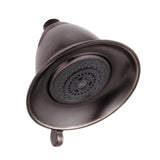 Victorian 3-Spray 5.5 in. Single Wall Mount Fixed Shower Head in Venetian Bronze - Super Arbor