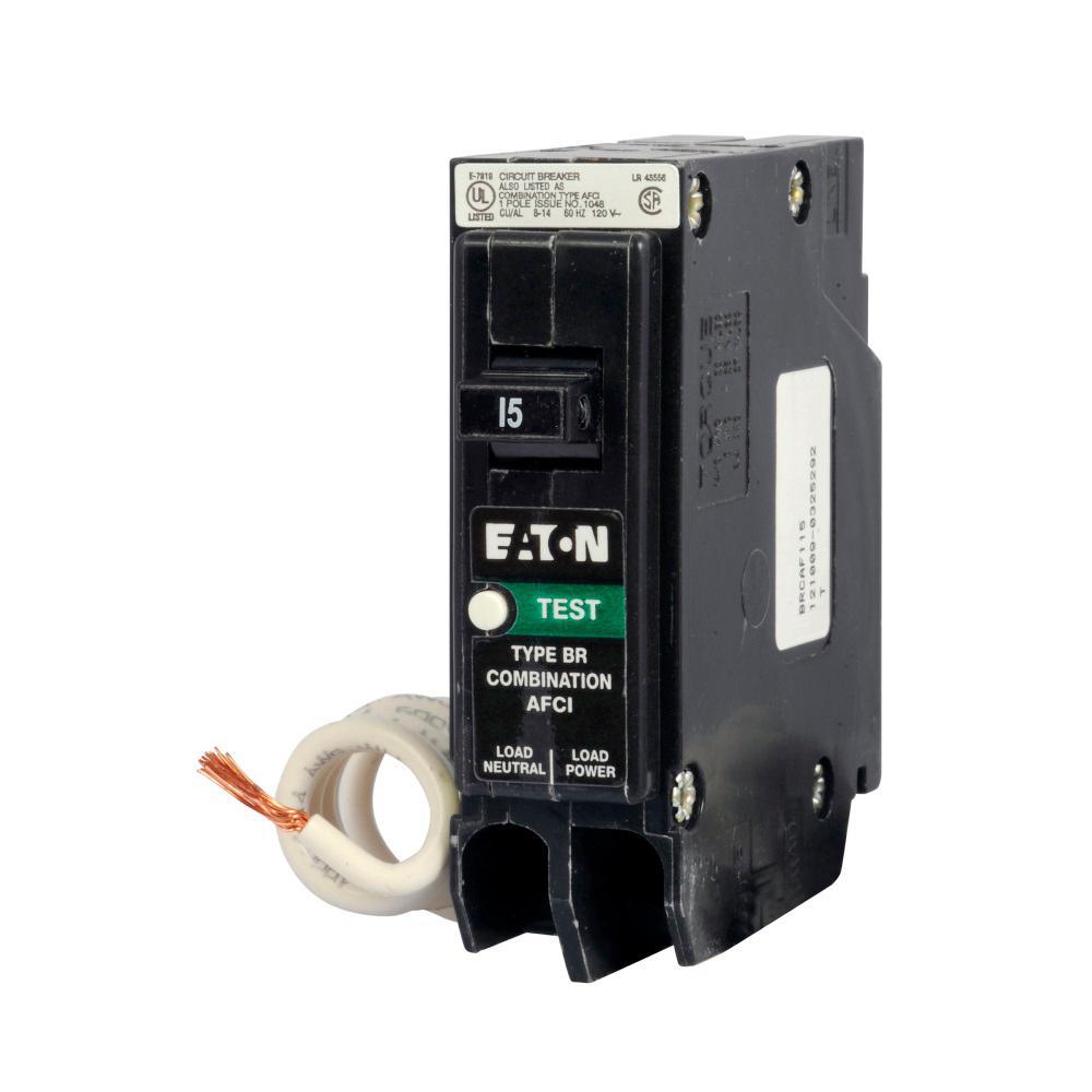 BR 15 Amp Single-Pole Combination Arc Fault Circuit Breaker - Super Arbor
