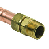 3/4 in. FIP/MIP x 3/4 in. PEX Barb x 18 in. Copper Water Heater Connector (7/8 in. O.D.) - Super Arbor