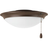 AirPro Collection 1-Light Antique Bronze Ceiling Fan Light Kit
