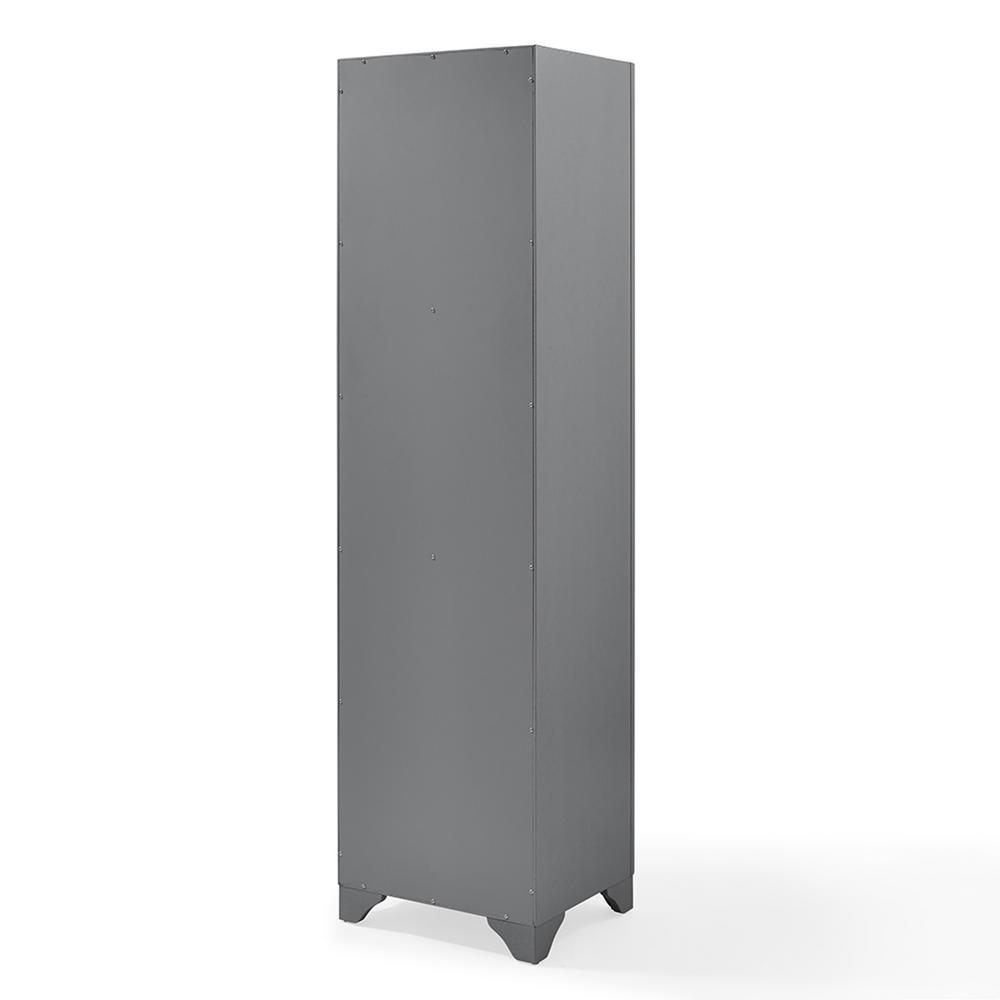Tara 18 in. W x 15 in. D x 67.62 in. H Linen Cabinet in Grey - Super Arbor