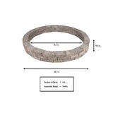 Pavestone RumbleStone 93 in. x 10.5 in. Tree Ring Kit in Greystone - Super Arbor