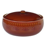 Multi-Colored 88 oz. Aztec Rust Bean Pot