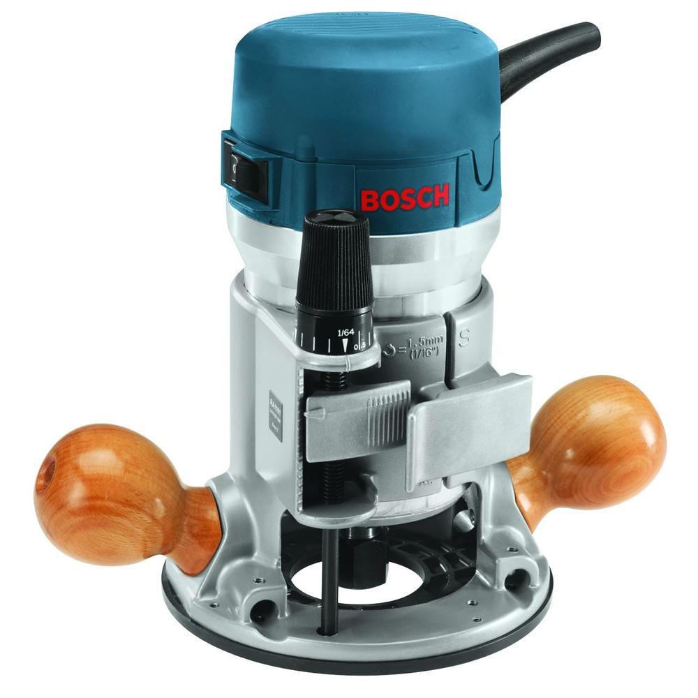 11 Amp Corded 1-5/16 in. Single-Speed Fixed-Base Router Kit (6 Accessories) - Super Arbor