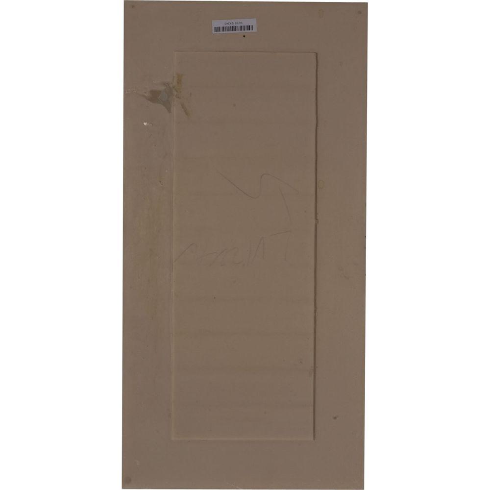 12 in. x 24 in. Rectangular Primed Polyurethane Paintable Gable Louver Vent - Super Arbor