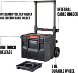 CRAFTSMAN TRADESTACK System 22.5-in Black Structural Foam Lockable Tool Box