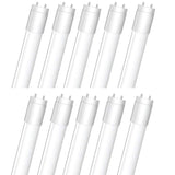 Feit Electric 4 ft. 20-Watt T12 40W Equivalent Warm White (3000K) G13 Plug and Play Linear LED Tube Light Bulb (10-Pack)